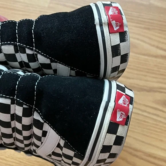 checkered vans sk8 hi - Picture 5 of 8